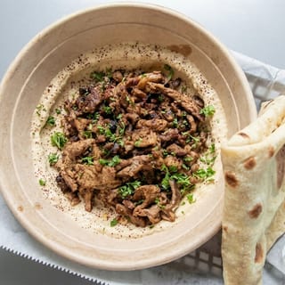 STEAK SHAWARMA HUMMUS