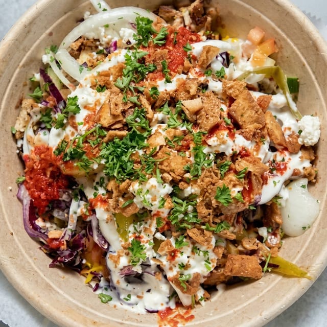 CHICKEN SHAWARMA BABA GANOUSH.